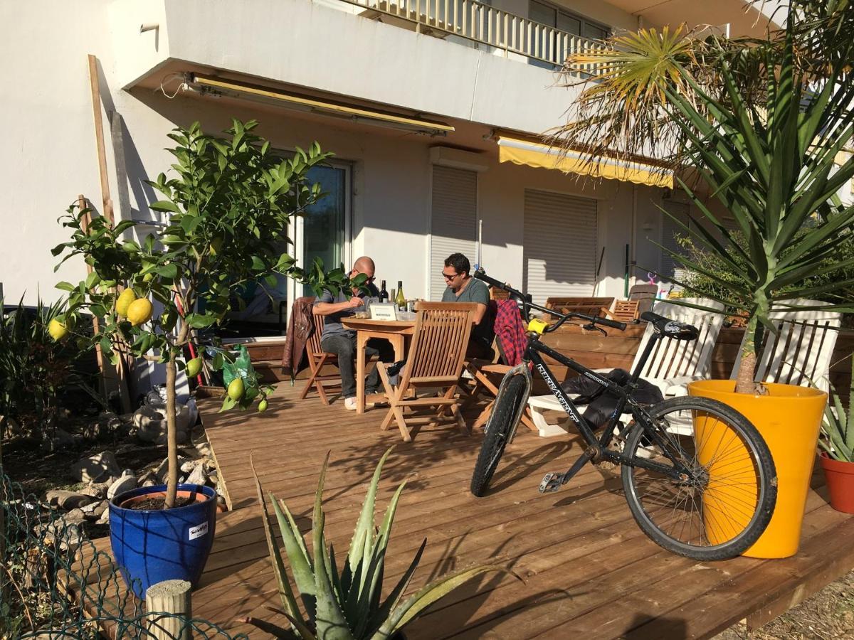 Апартаменты Petit Studio Terrasse Rez De Jardin Piscine Sur L'Ocean Биарриц Экстерьер фото
